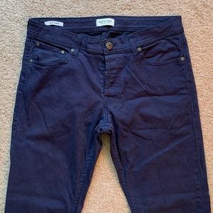 Jack and Jones Blue Slim Jeans